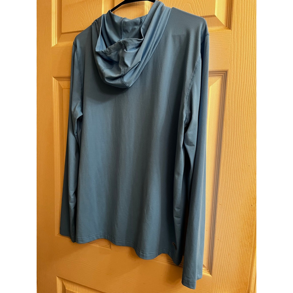 Free Country~Men’s Blue Micro-Tech Hoodie~ L - Picture 5 of 7